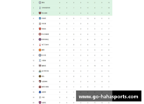 哈哈体育曼城领跑英超积分榜，榜首位置牢不可破 - 副本